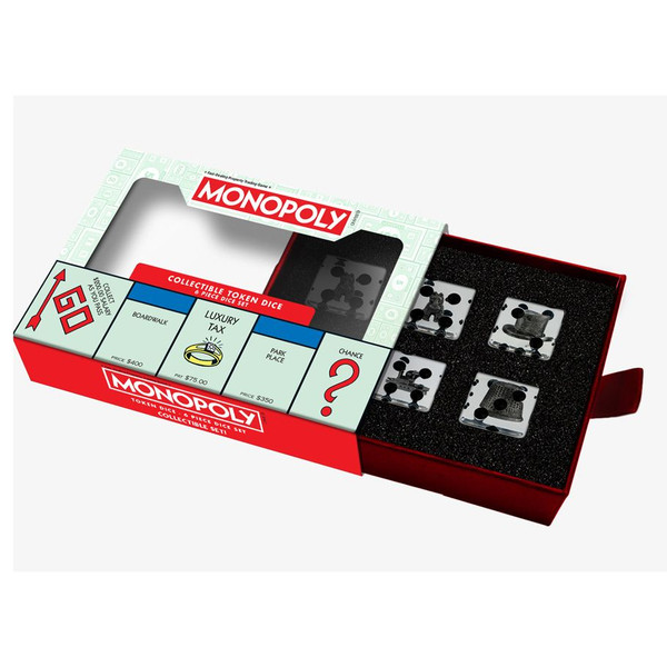 LIC11201 22 mm Monopoly Token Inclusions Dice Set