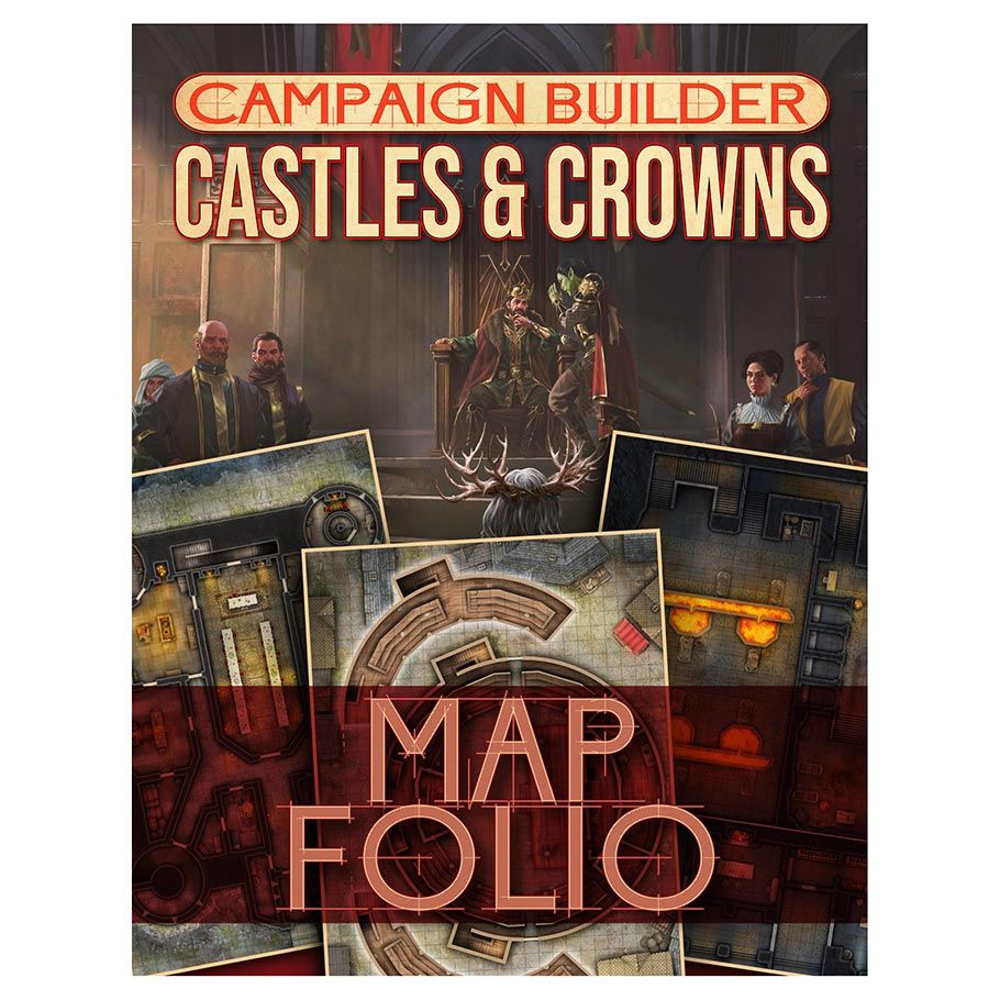 KOB9863 D&D 5E Campaign Builder Castles & Crowns Map Folio Card Game