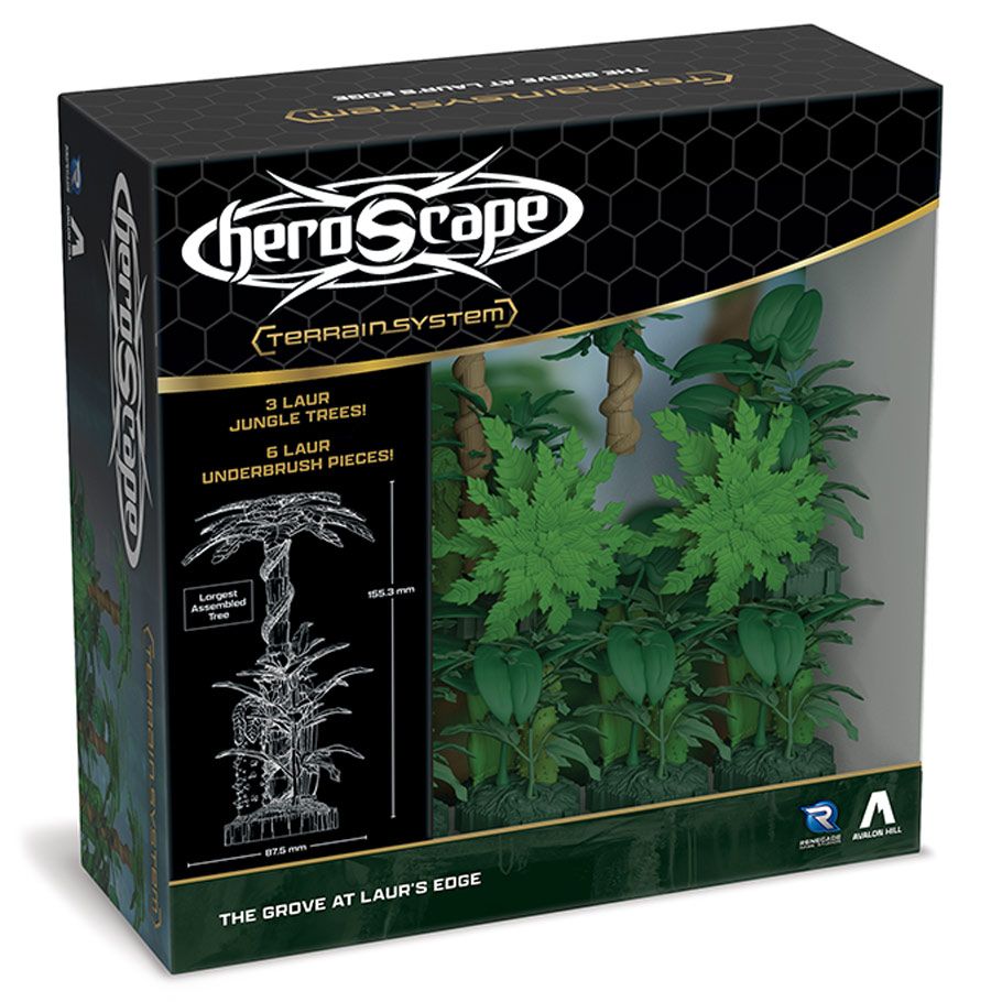 Renegade Game Studios Heroscape: The Grove at Laur's Edge Terrain Expansion, 9-Piece, Ages 14+ - Open Miscellaneous
