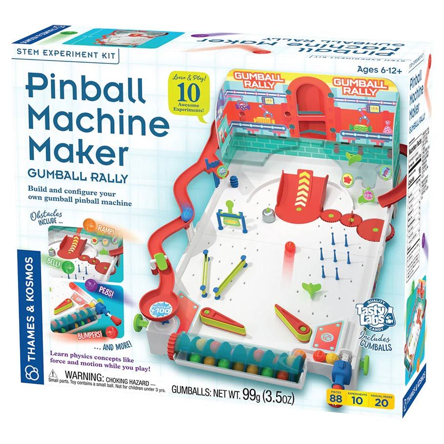 Pinball Machine Maker Gumball Rally Toys