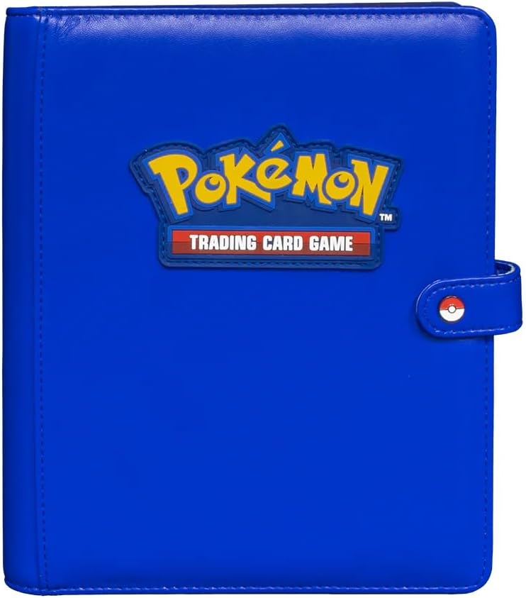 ULP16375 Binder Pokemon Premium Snap Binder 4 Pocket Card Game, Blue