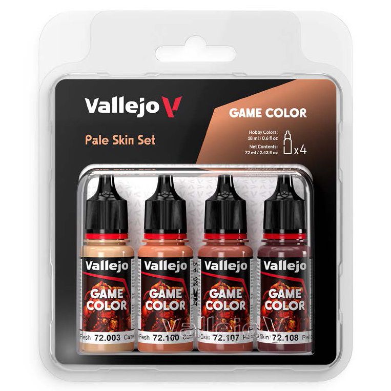 VJP72379 Game Color Paint Set, Pale Skin
