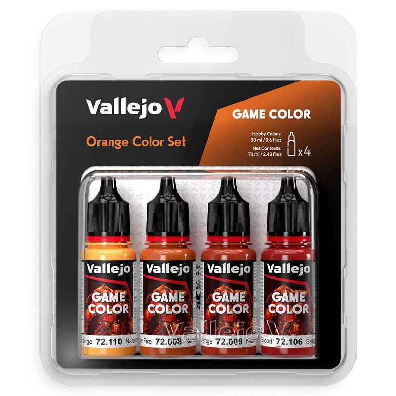 VJP72381 Game Color Paint Set, Orange
