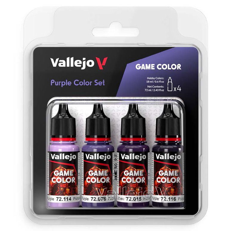 VJP72382 Game Color Paint Set, Purple