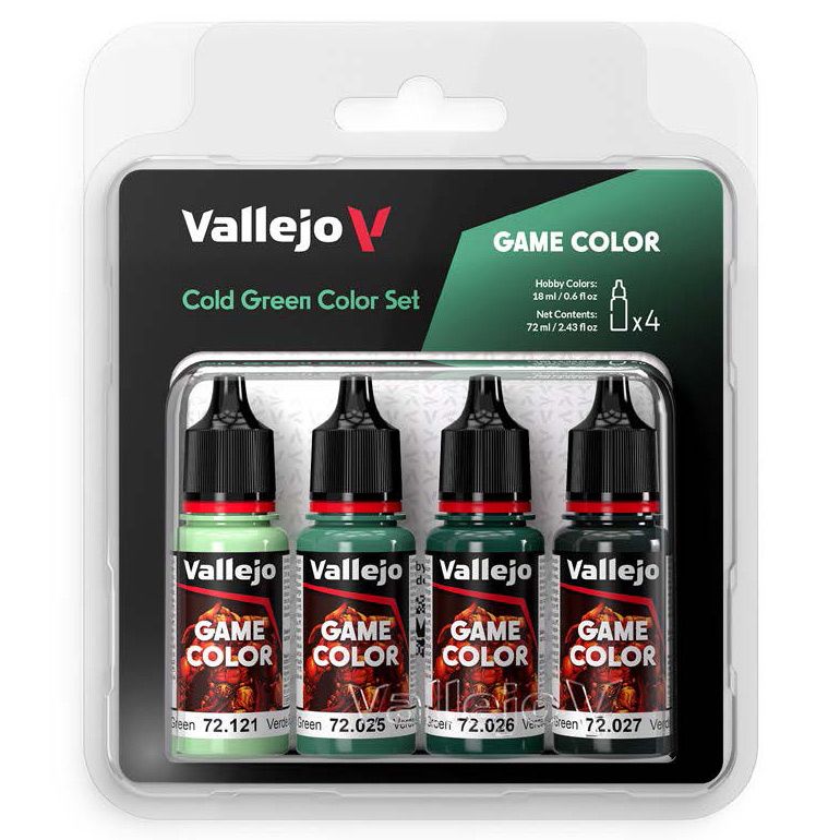 Game Color Cold Paint Set, Green