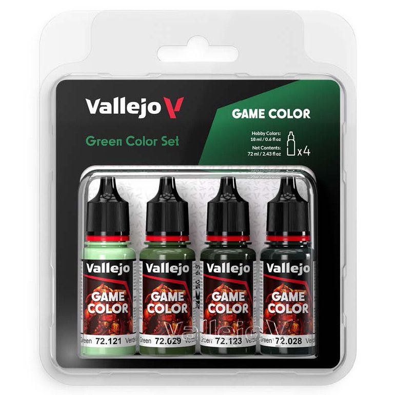Game Color Paint Set, Green