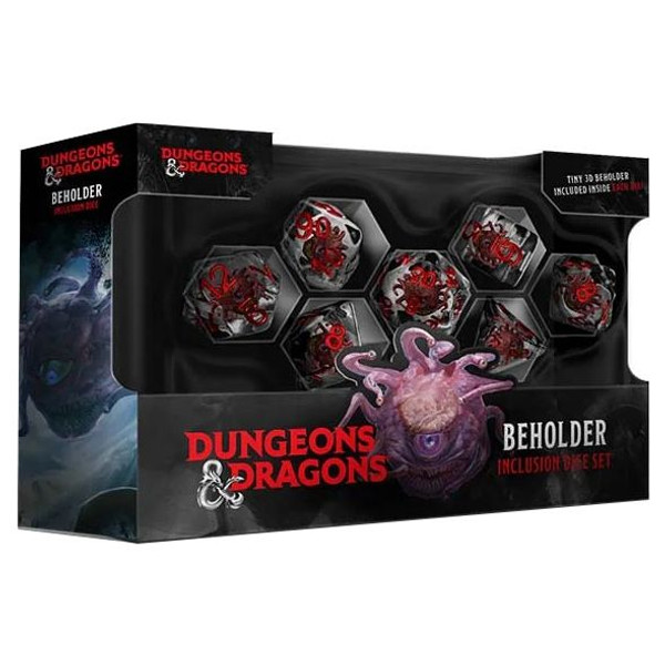Picture of FanRoll by Metallic Dice Games LIC10952 Dungeons & Dragons Beholder Dice - Set of 7