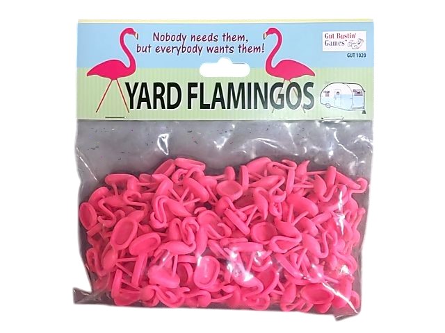 GUT1020 Trailer Park Wars Hot Pink Flamingos