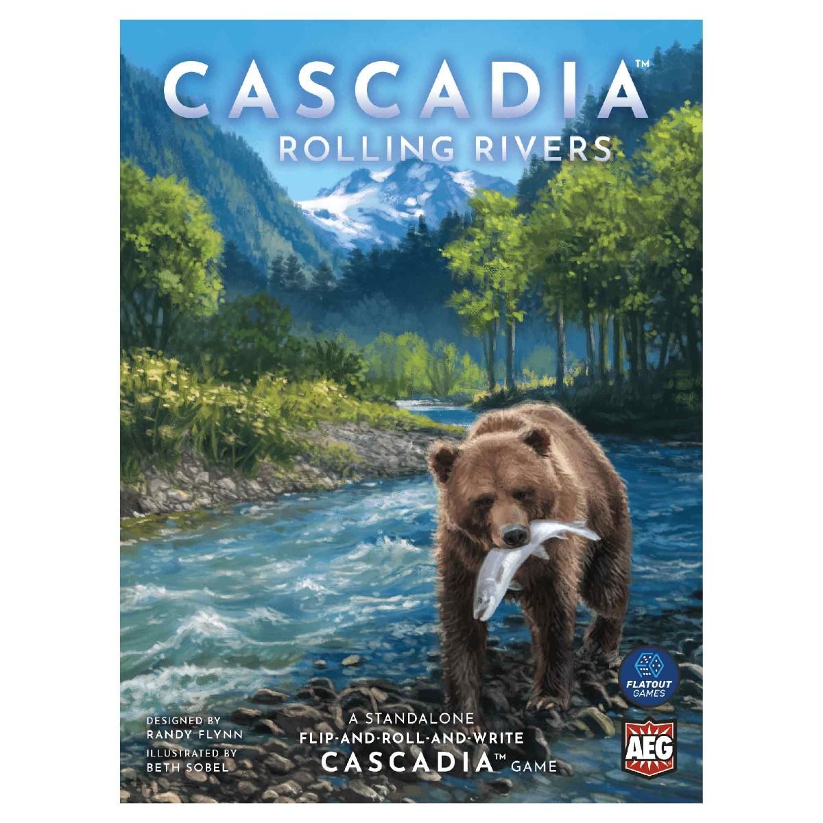 Picture of Alderac Entertainment Group AEG1062 Cascadia Rolling Rivers Board Game