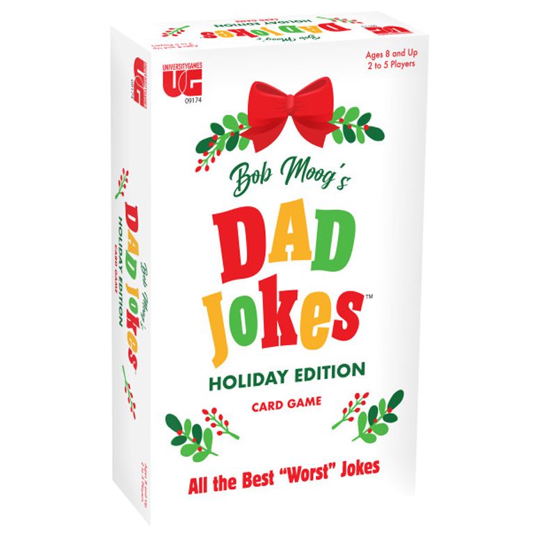 University Games UNV9174 Bob Moogs Holiday Dad Jokes Card Game