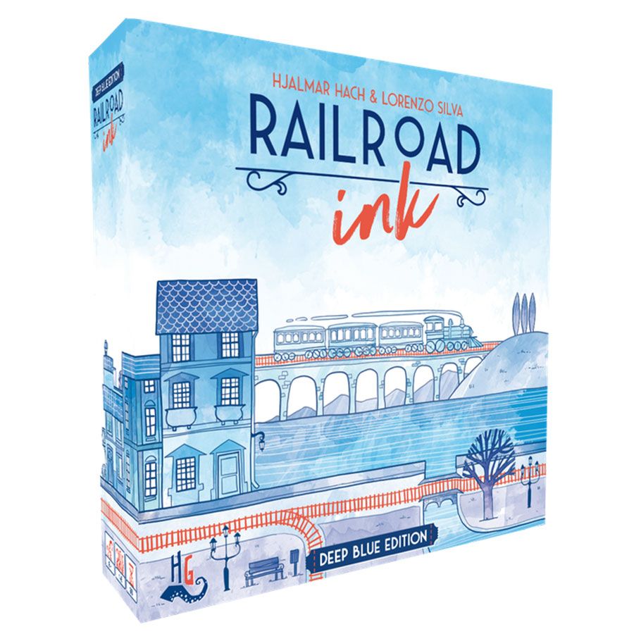 HGRRI001 Railroad Ink - Deep Blue Edition Dice Games