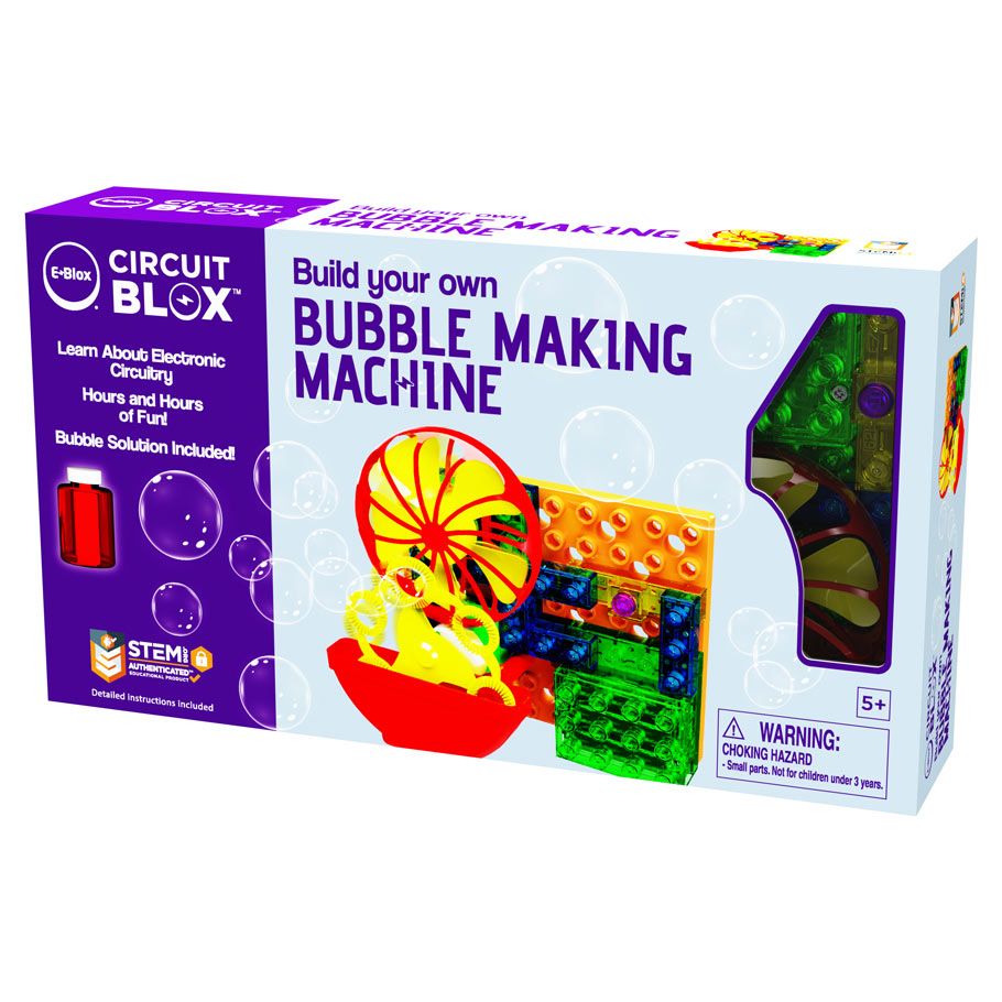 EBXCB0958 Circuit Blox Build Your Own Bubble Making Machine Card Game