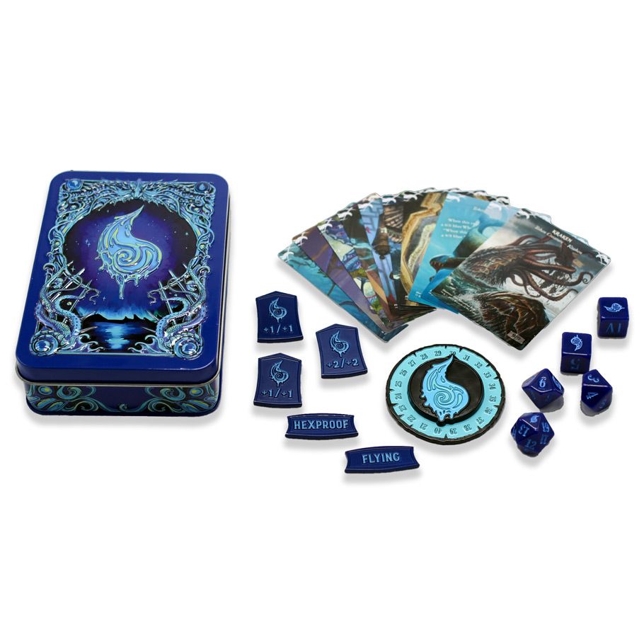 BAG032002 Magic The Gathering Mana Token Set Card Game, Blue