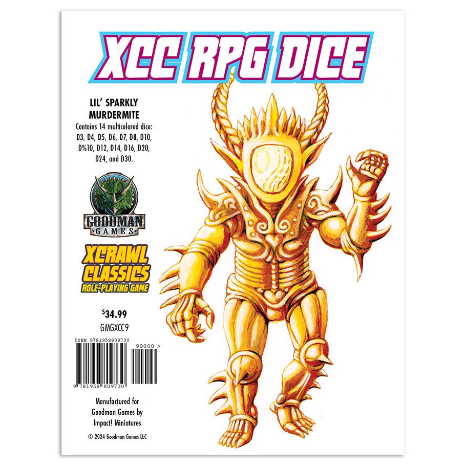 GMGXCC9 Xcrawl Classics Set Dice Game