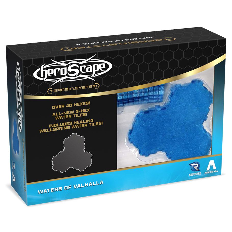 REN02721 Heroscape Waters of Valhalla Terrain Expansion Board Game