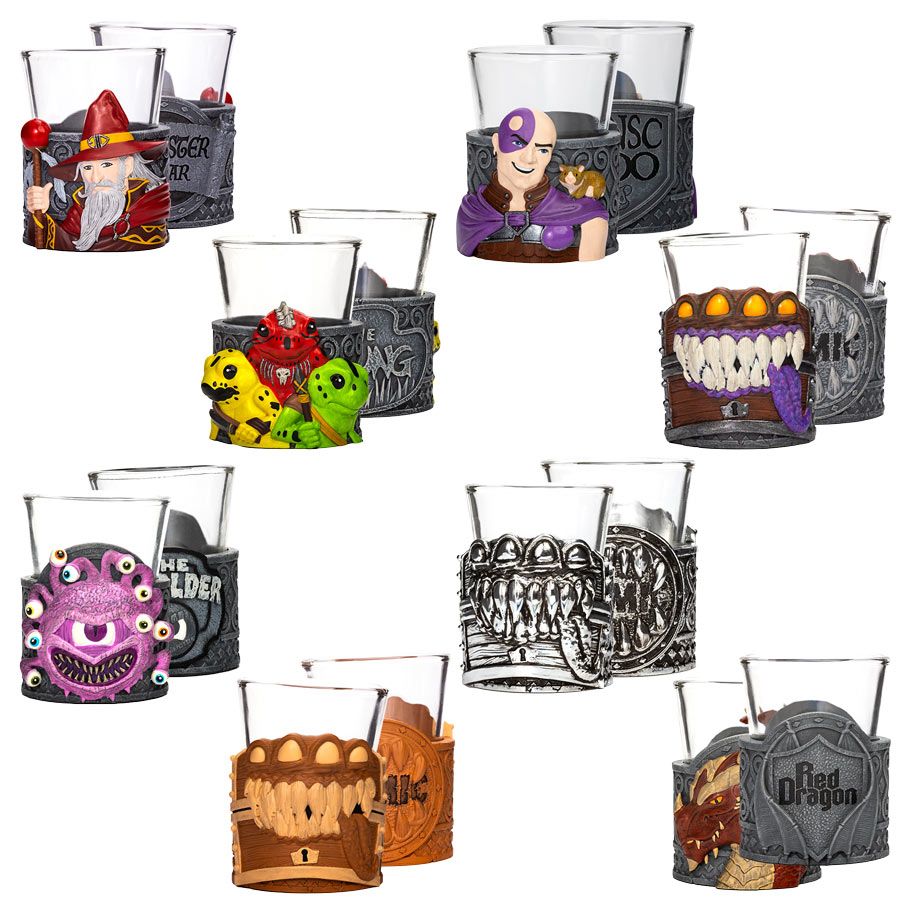 D&D Mini Dice Cups PDQ Role Playing Game, Pack of 12