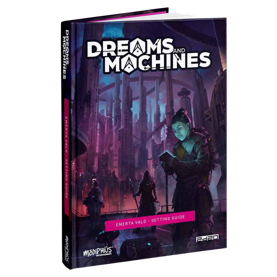MUH1140112 Dreams & Machines - Emerta Valo Setting Guide Role Playing Games