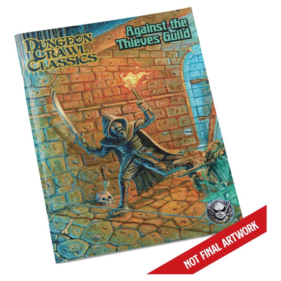 GMG4726 Dungeon Crawl Classics - Adventure - Against the Thieves Guild Role Playing Games