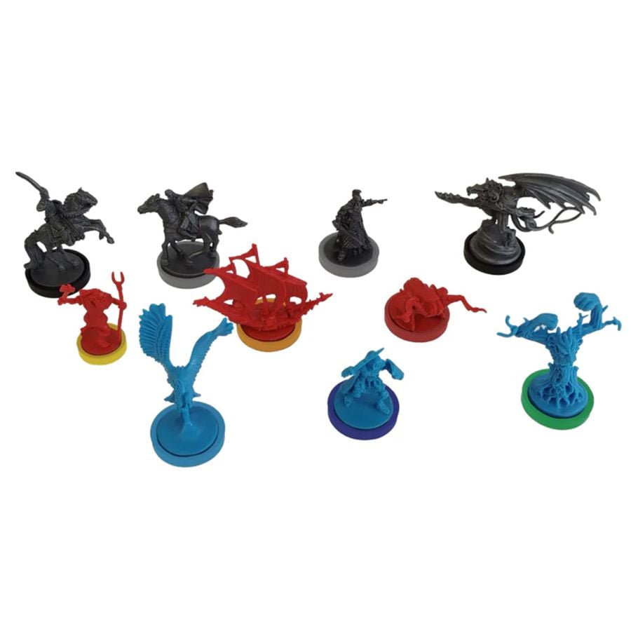 Picture of Ares Games AREWOTR024 Lord of the Rings - War of the Ring - Colored Plastic Rings - Expansions Miniature Accessories