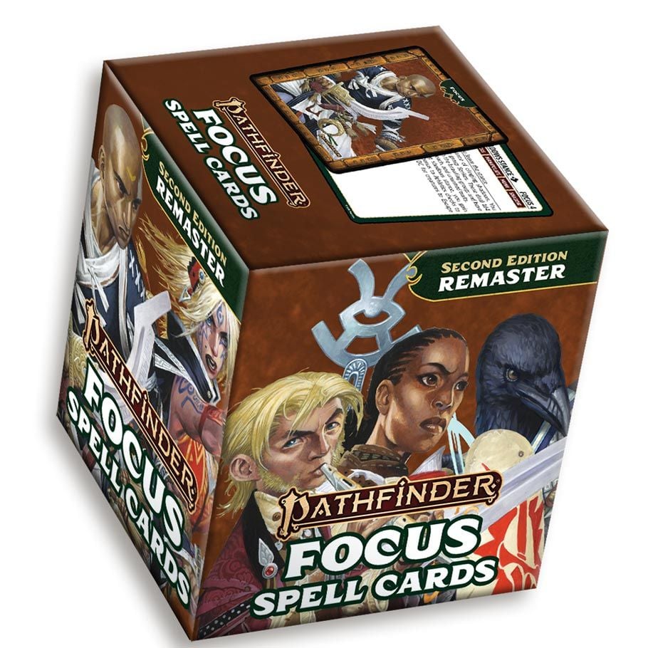 PZO10007-MC Pathfinder 2E - Focus Spell Cards - Remastered RPG Accessories