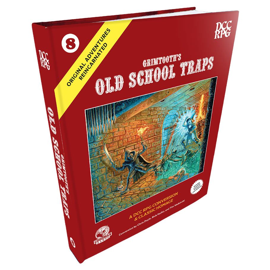 GMG4725 Dungeon Crawl Classics - Original Adventures Reincarnated No.8 Grimtooths Old School Traps Role Playing Games