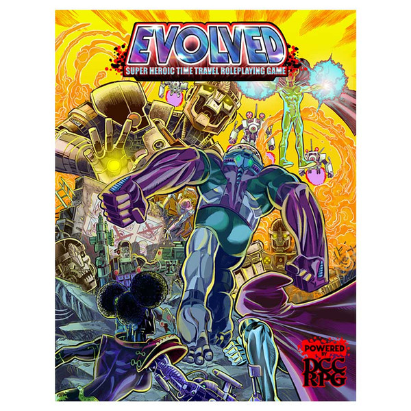 Picture of Bloat Games BGX01000 Evolved Super Heroic Time Travel Roleplaying Game Hardcover Book