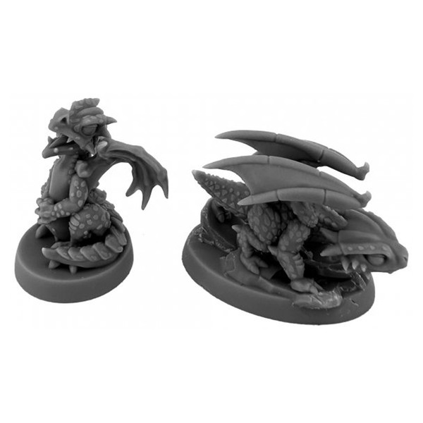 REM30173 Legends Dragon Hatchlings Miniature Game - Pack of 2