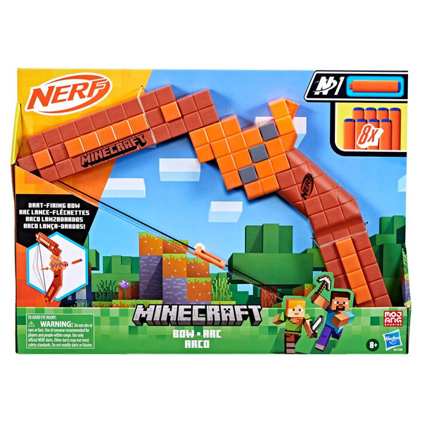 HSBG1120 Nerf Minecraft Bow Toy - Pack of 6