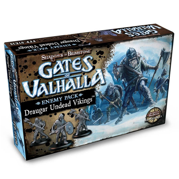 FYF07E36 Shadows of Brimstone Enemy Pack Draugar Undead Vikings Board Game
