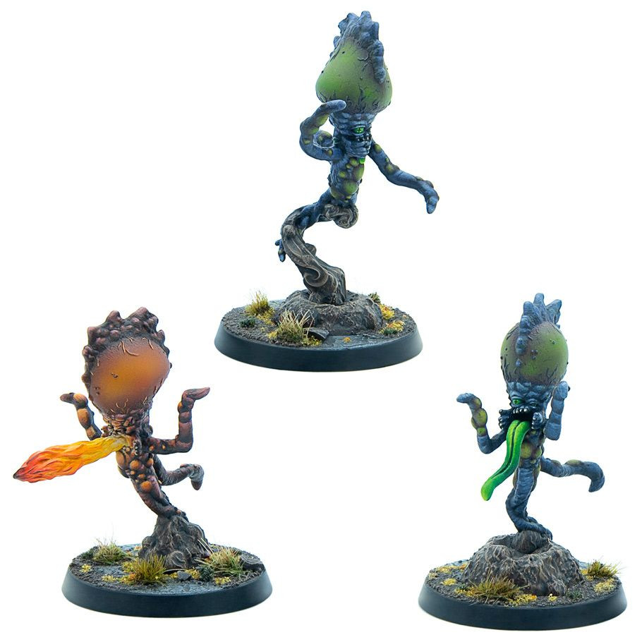 MUH0162017 Super Mutant Floaters Fallout Miniature