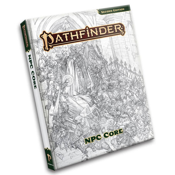 PZO12007-SK Pathfinder 2E - NPC Core Sketch Cover