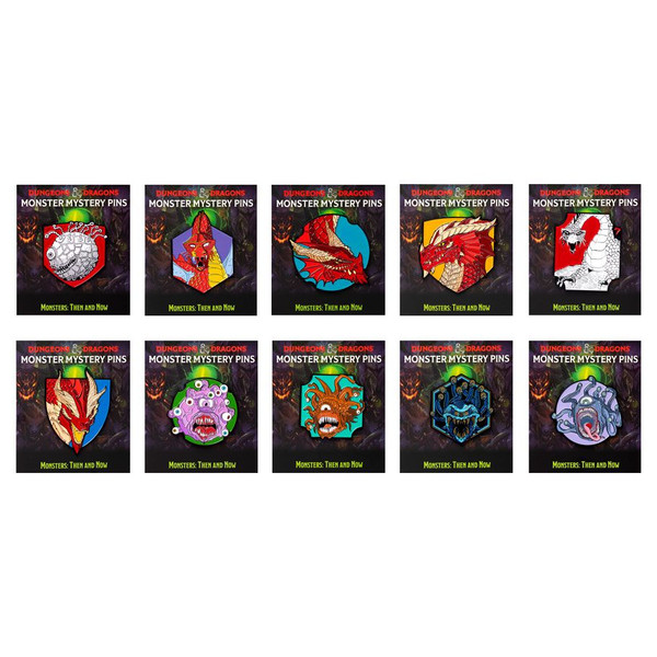 SDZ200406 Dungeons & Dragons - Monster Mystery Pins - Pack of 20
