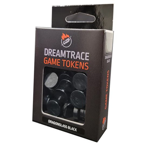 GGXDTTK14 DreamTrace Gaming Tokens - Dragonglass - Black