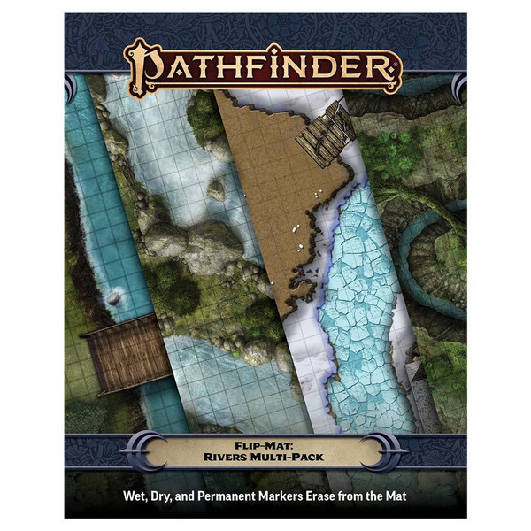 PZO11024-FM Pathfinder 2E - Flip Mat - Rivers Multi-Pack