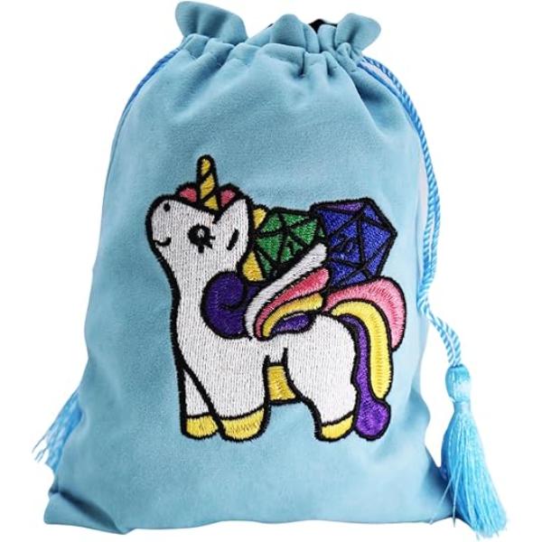 FBG6053 Sparkles the Unicorn Dice Bag, Purple