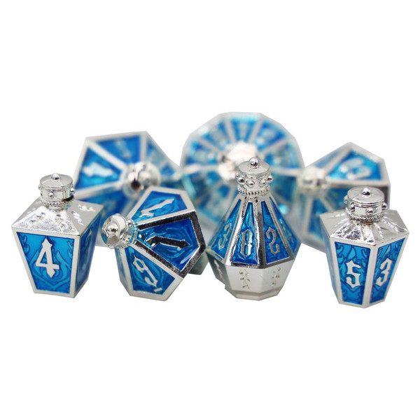 FBG4490 Moonlit Lantern 7-Set - Silvered Frostfire - Metal