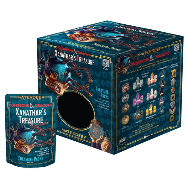 Picture of Sirius Dice SDZ230001 D&D Xanathars Treasure PDQ - Pack of 25