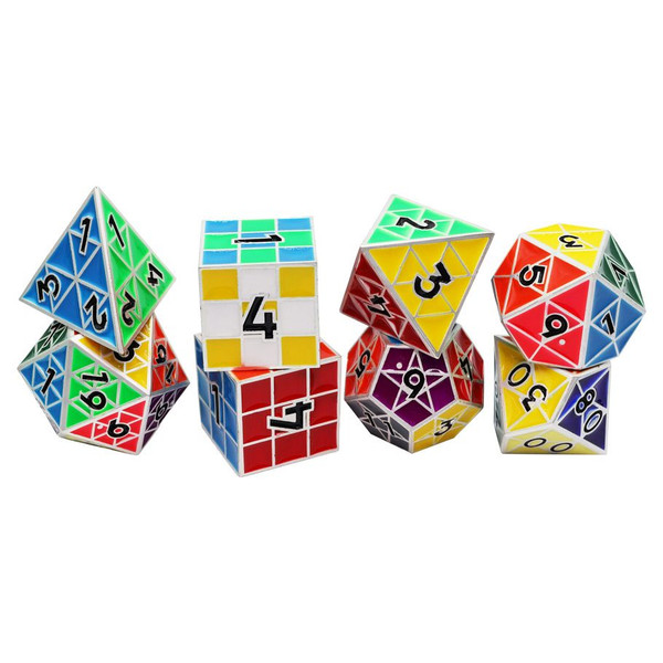 FBG4450 Puzzle Cube 8-Set - Silver - Metal