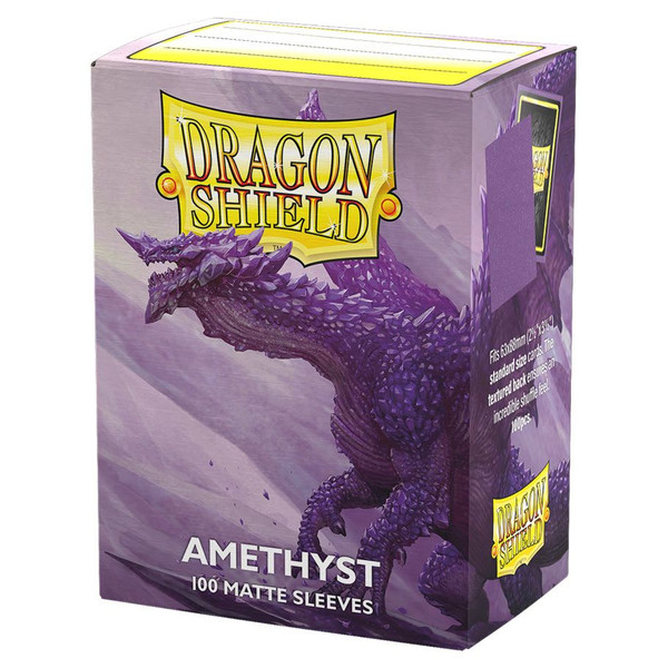ATM11060 Deck Protector  Matte Amethyst Card Game - 100 Piece
