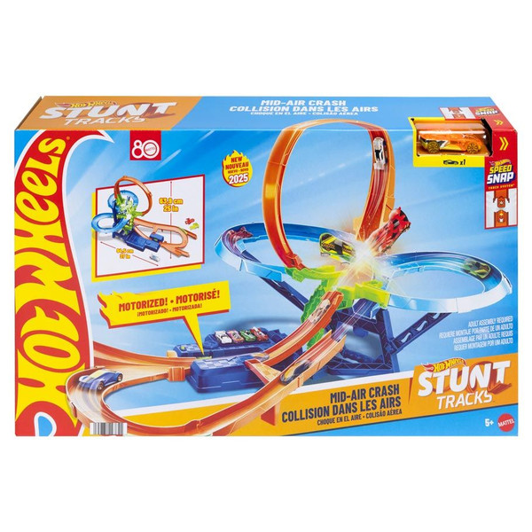 Picture of Mattel MTTJFD12 Hot Wheels Action Mid-Air Multi-Crash Toys - 2 Piece