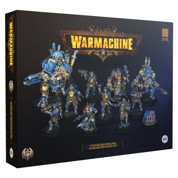 STEIKCGN207 Warmachine Cygnar Gravediggers Auxiliary Expansion Miniature Figures