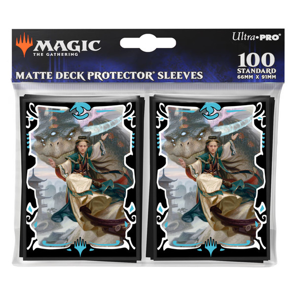 ULP38803 Deck Protector Magic the Gathering Tarkir Dragonstorm Shiko & Narset Unified Card Game - 100 Count