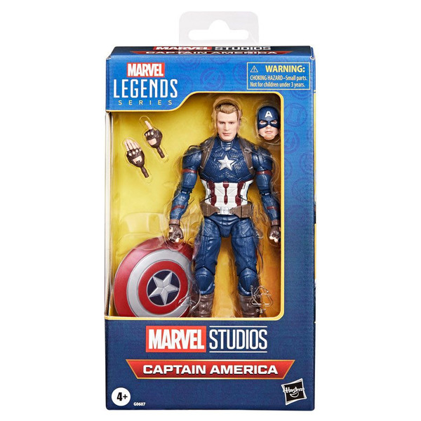 HSBG0607 Avengers Legends A-List Captain America Endgame Figures - 6 Piece