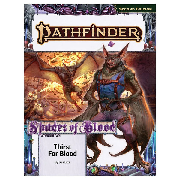 PZO15213-SC Pathfinder 2E Adventure Path Thirst for Blood Shades 1 by 3 Role Playing Game
