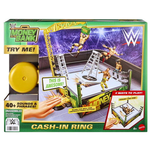 MTTJGR83 WWE Money in the Bank Feature Ring Figures - 3 Piece