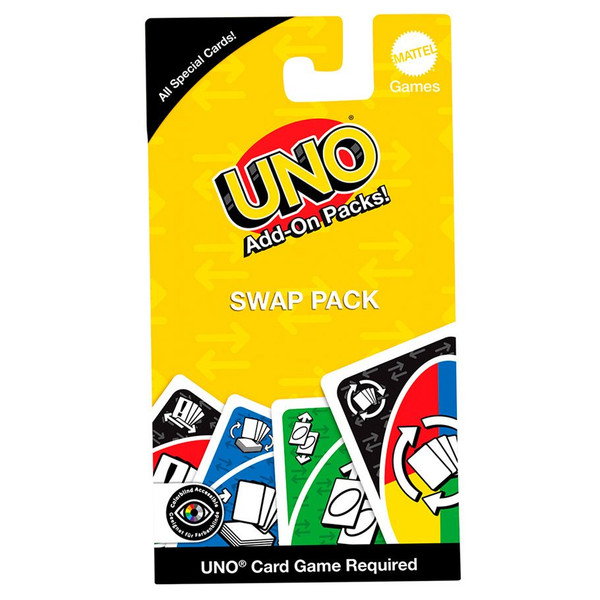 MTTJCV59 UNO Expansion Pack Swap Pack Playing Cards - 12 Piece