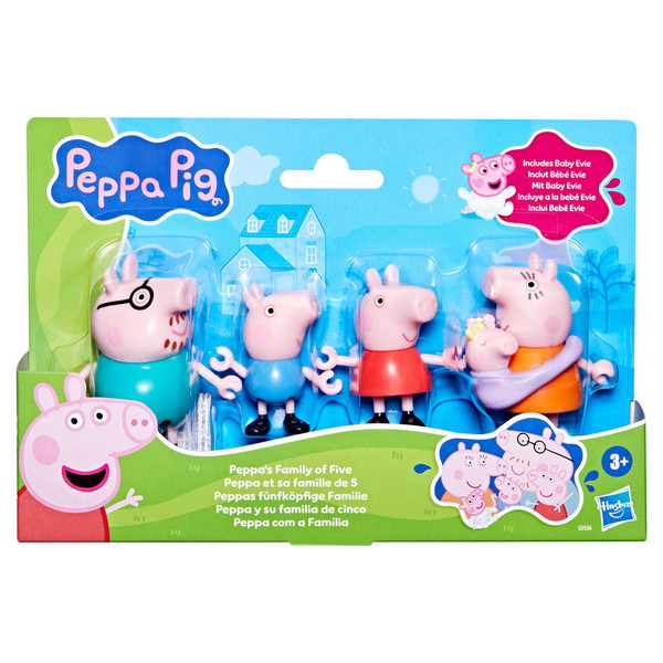 HSBG0506 Peppa Pig Family Pack Figures - 4 Piece
