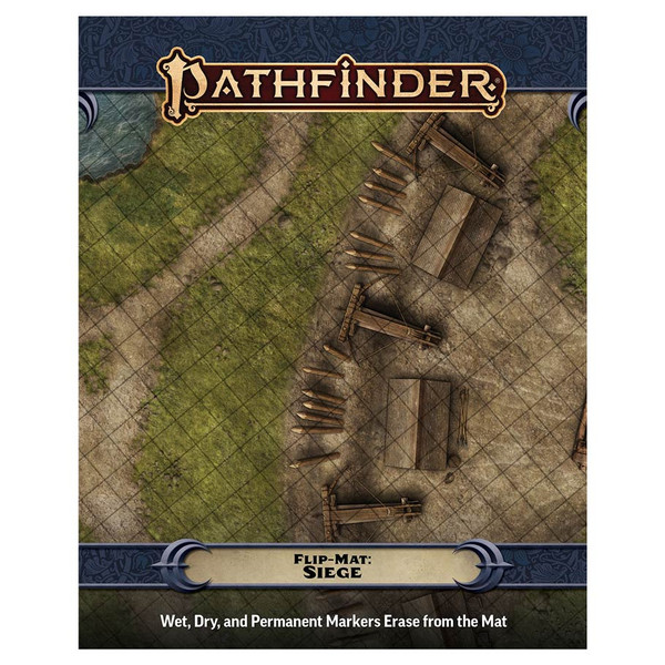 PZO11029-FM Pathfinder 2E Flip-Mat Siege Role Playing Game