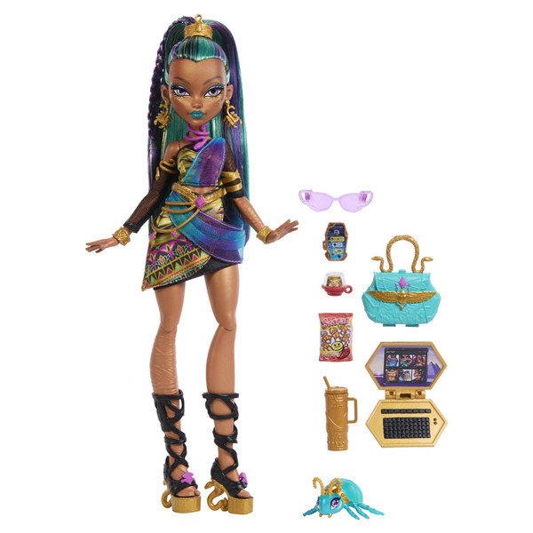 MTTJDR48 Monster High Nefera Figures - 4 Piece