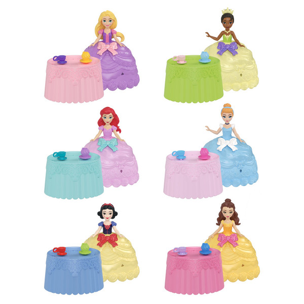 MTTJFG78 Disney Princess Cupcake Assortment Figures - 8 Piece